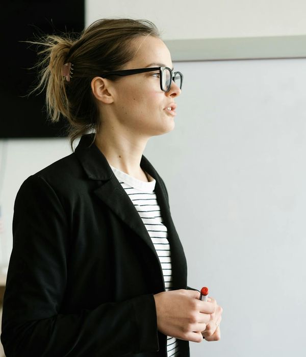 woman corporate trainer education specialist professional headshot